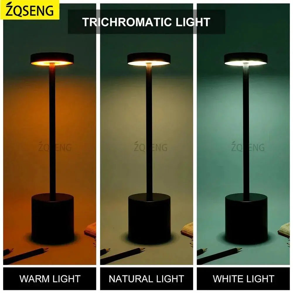 Modern LED Table Lamp Rechargeable Reading Light Desk