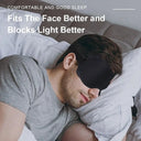 3D Sleep Mask - Soft Padded Light Blocking