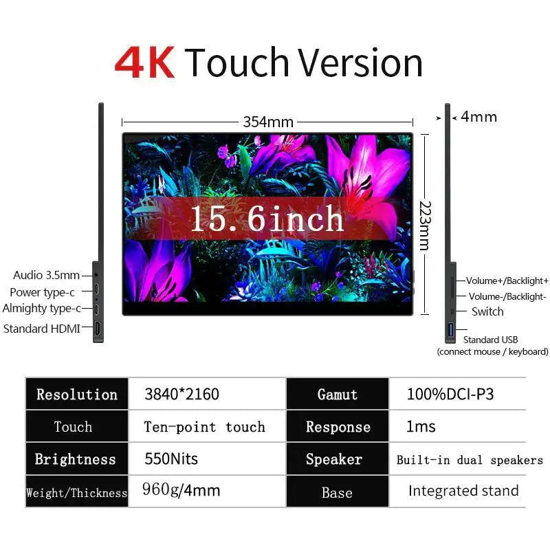 Elevate Gaming Experience Ultra HD OLED Touch Screen Monitor