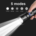 LED Flashlight with Power Bank for Camping Emergencies