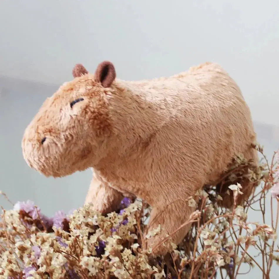 Capybara Plush Toy Realistic Anime Fluffy Stuffed Animal