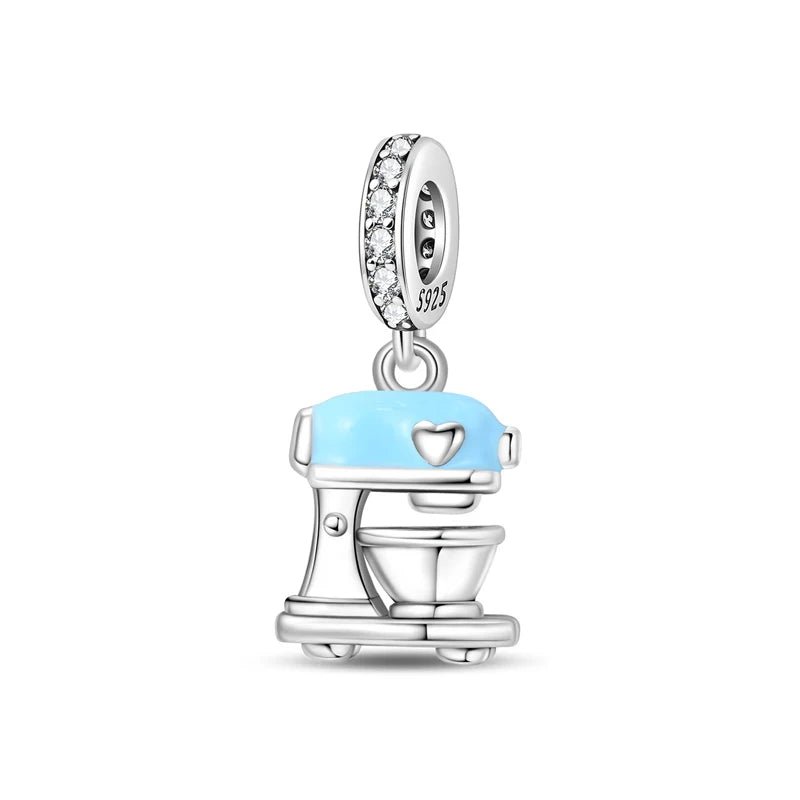 Sterling Silver Charm Soccer Football