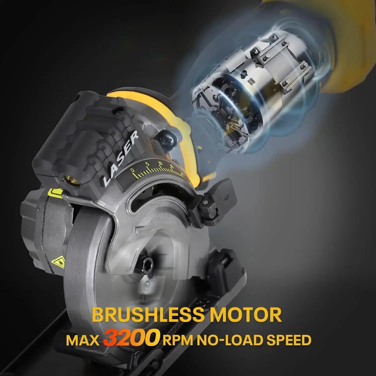 Cordless Mini Circular Saw With Laser Guide 20V Max