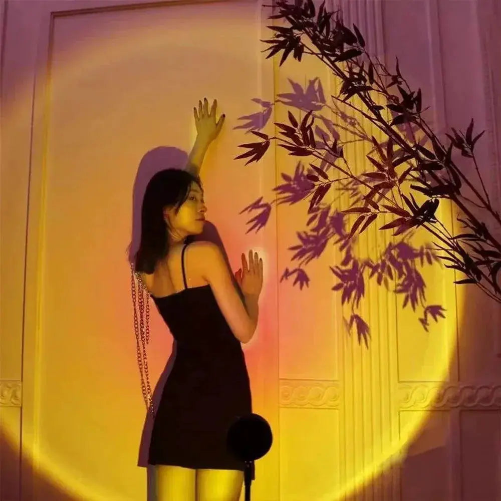 Sunset Rainbow LED Projector for Vibrant Home Decor