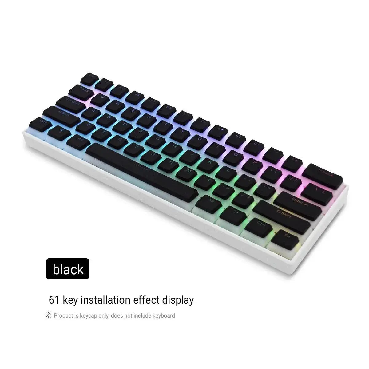 Pudding Keycaps RGB Backlit Enhanced Typing Efficiency