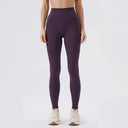 Back Pocket Yoga Leggings Women High Waist Pants