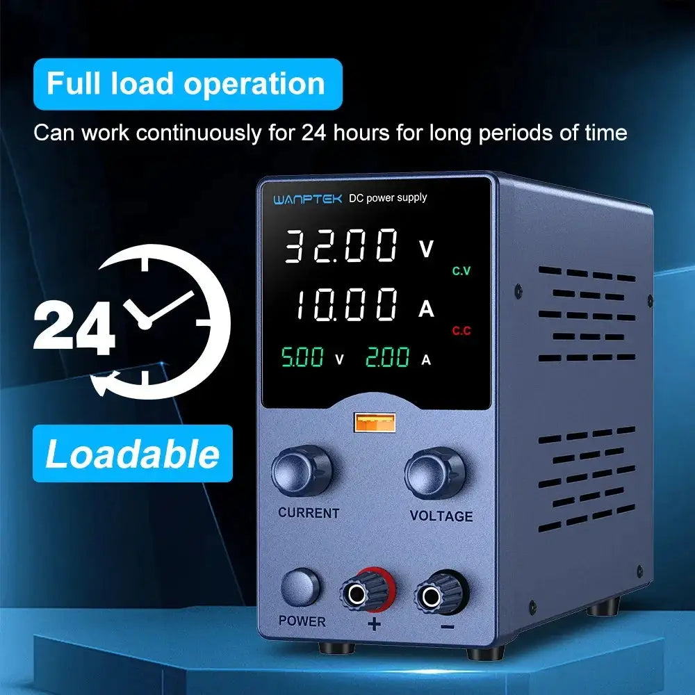 Lab Power Supply Encoder Adjustment Adjustable DC Power Supply 30V 10A 5A Bench Power Source 120V 60V 5A 3A for Gold-Plating