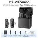 Boya BY V3 Wireless Lavalier Microphone System For Mobile Creators Vlogging Plus