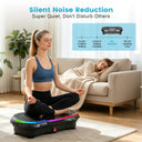 Smart Vibration Plate Exercise Machine With LED Light Strip Deep