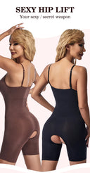 Seamless Compression Bodysuit for Tummy Control & Lift