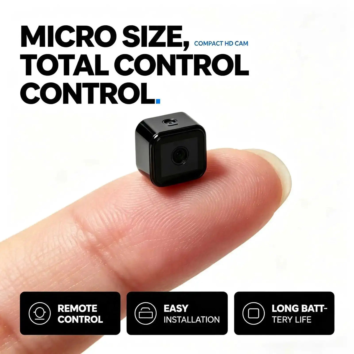 Ultra Mini Square Portable Home Monitor Camera Ultra A3 4K — product view 1