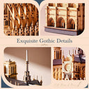 Robotime Paris Cathedral 3D Wooden Puzzle