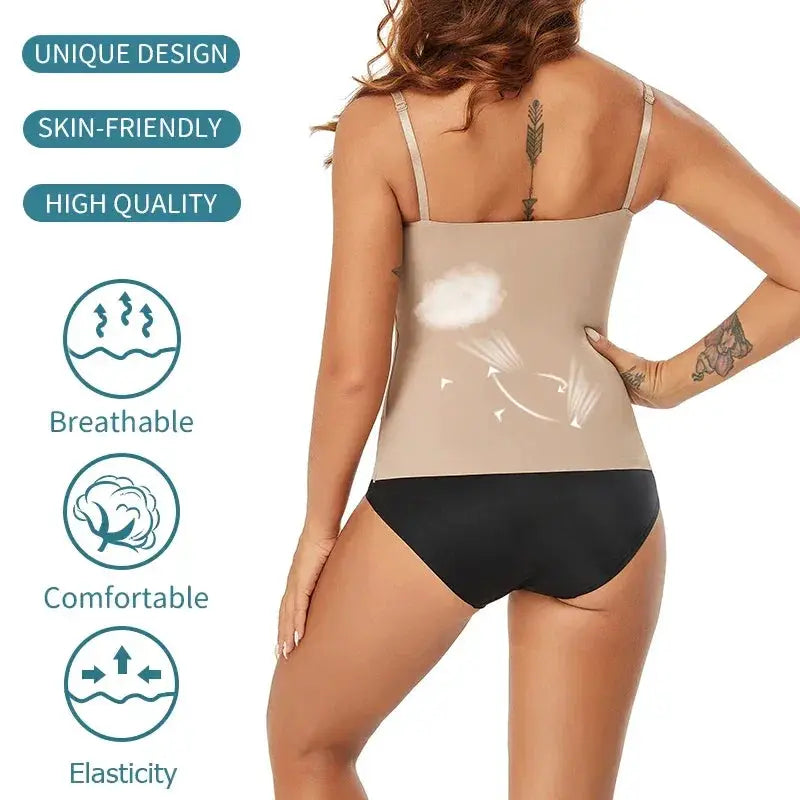 Seamless Tummy Control Shapewear Camisole Slimming Tank