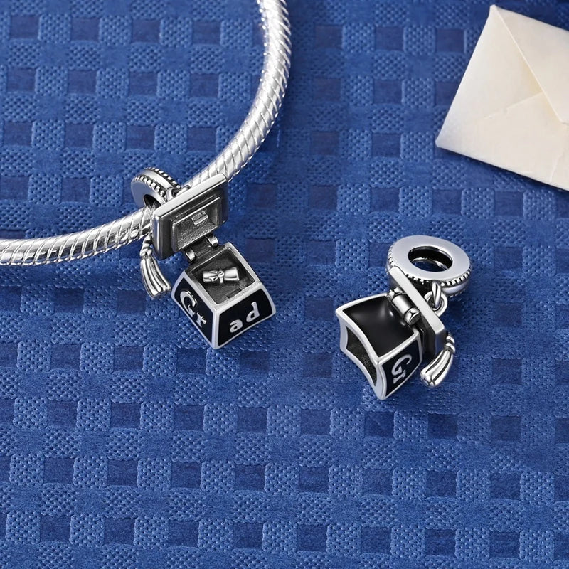 Charm Sterling Silver Happy Graduation