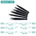 Stainless Steel Precision Tweezers for Nail Art and Electronics