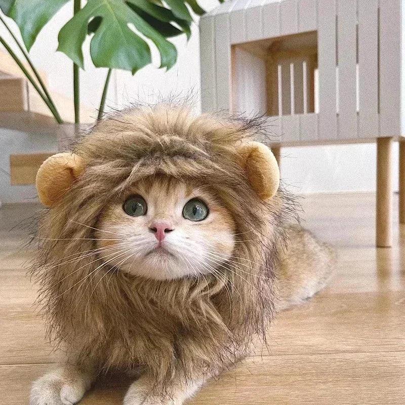 Cute Lion Mane Costume Hat Pets Adorable Dress Up Accessory
