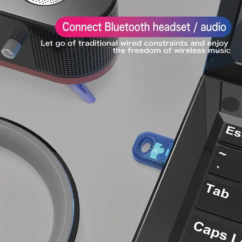 True 5.0 Bluetooth Adapter Usb Bluetooth Transmitter for Pc Computer Receptor Laptop Earphone Audio Printer Data Dongle Receiver