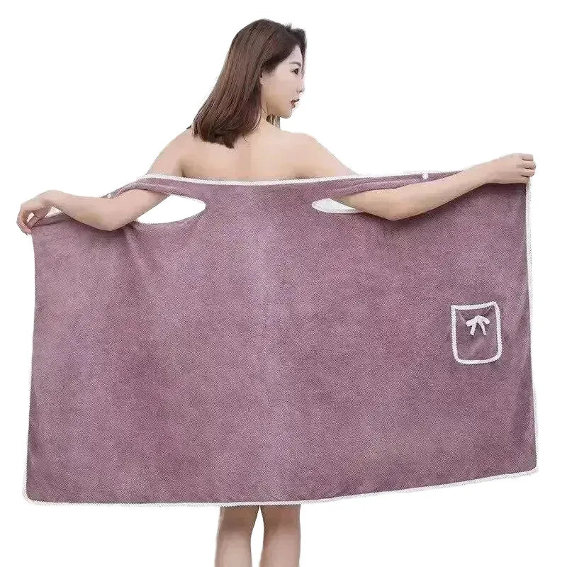 Wearable Bath Towel for Women Fast Dry — product view 1
