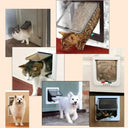 Secure Dog Cat Flap Door for Busy Homes