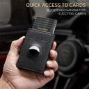 Slim Card Wallet for Men AirTag Tracking