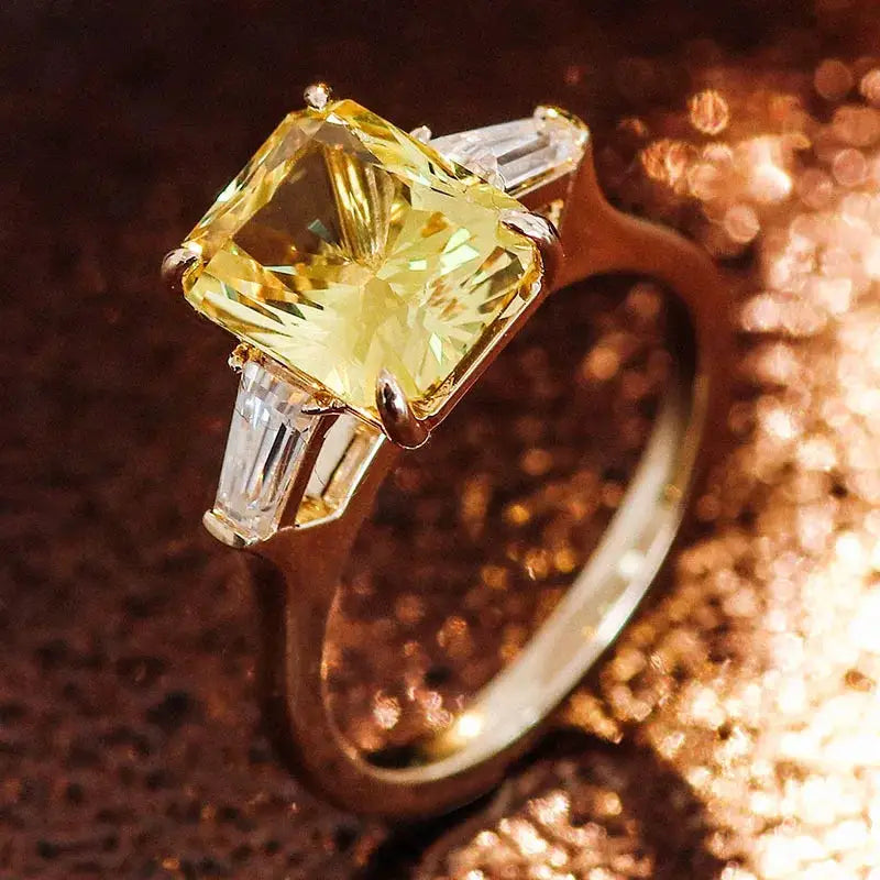 Sterling Silver Lab Diamond Ring — product image 3