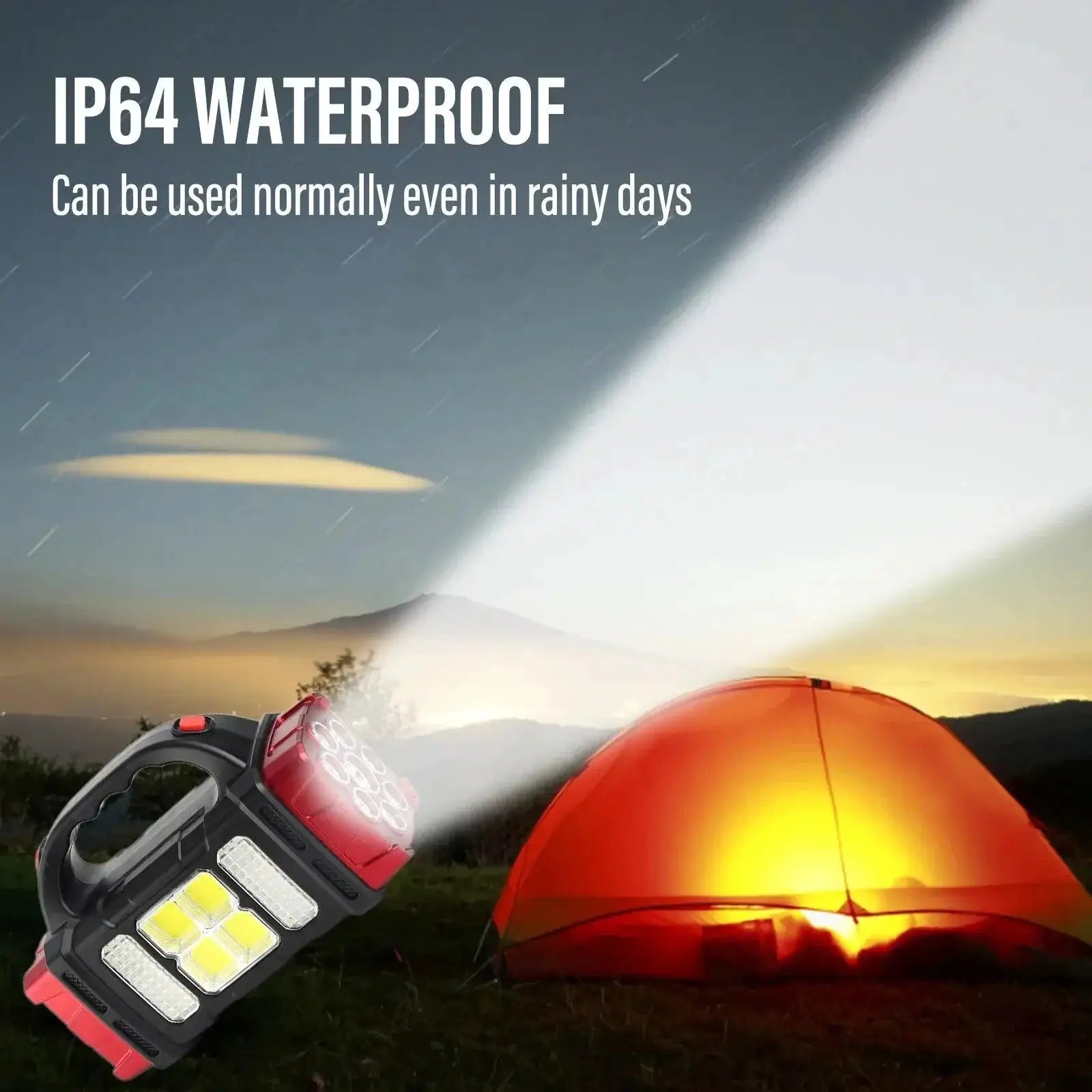 High Power LED Flashlight Ultimate Solar Torch Outdoors