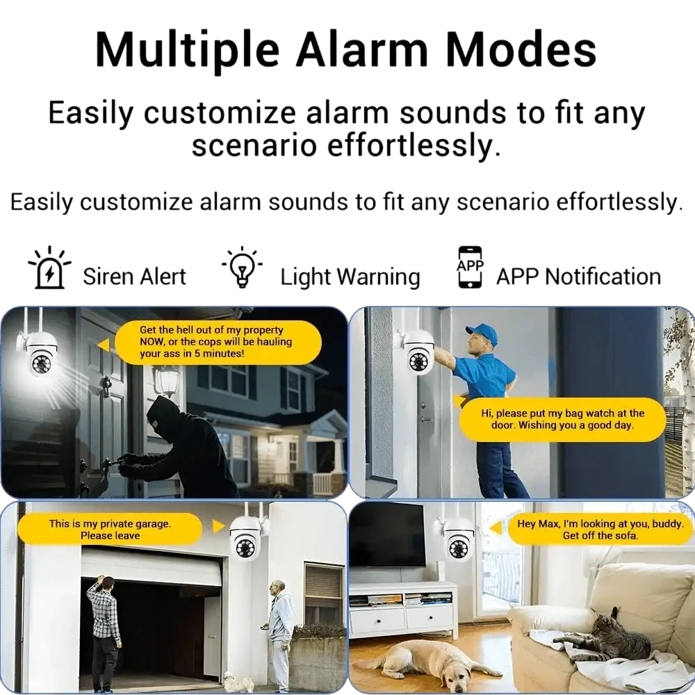 OKam Pro Indoor 8MP WiFi IP Camera - Smart Tracking And 355 Degree Pan - stepyours.com