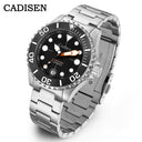 CADISEN AQUA DIVER New Brand Luxury Men Watches Automatic Watch Japan MIYOTA 8215 100M Waterproof Luminous Mechanical Wristwatch