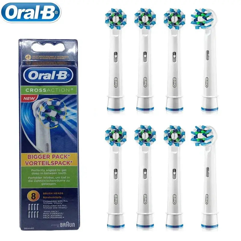 Oral B EB50 Cross Action Brush Heads 16 Degree Angle