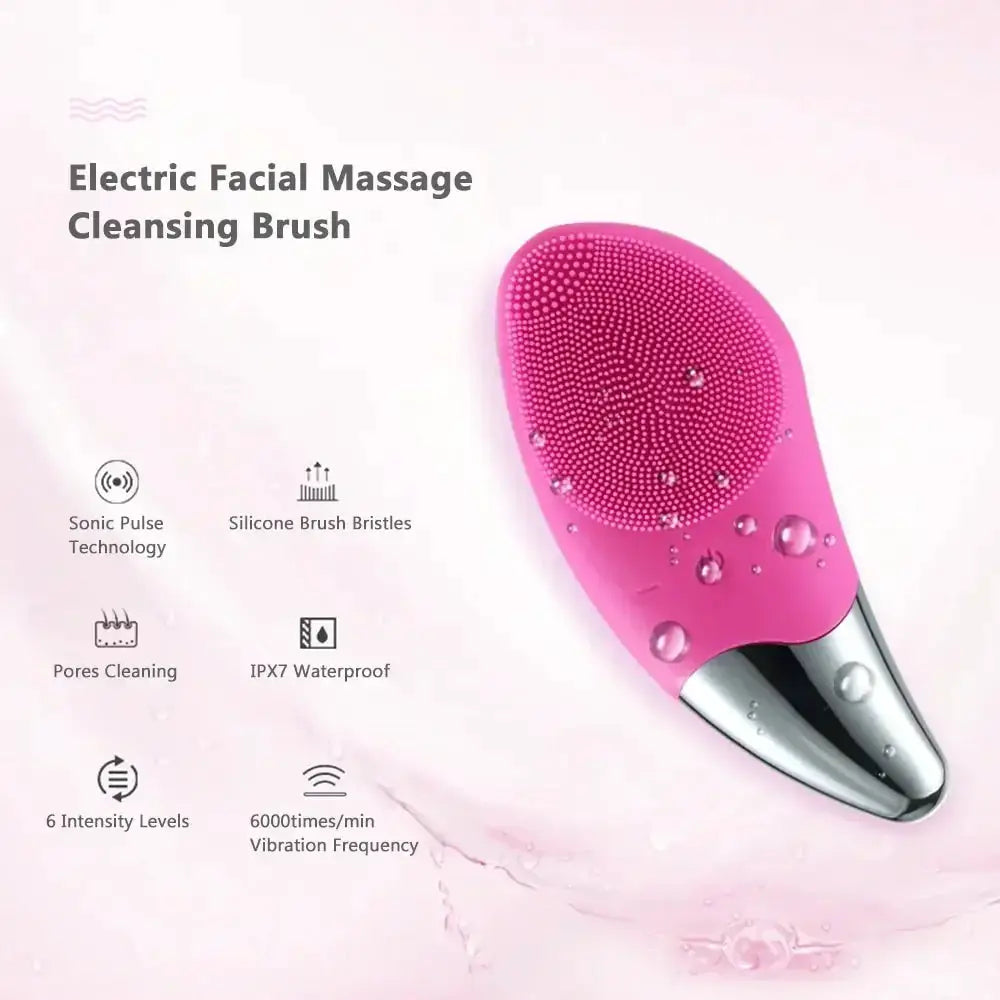 Hailicare Electric Facial Cleansing Brush Massager