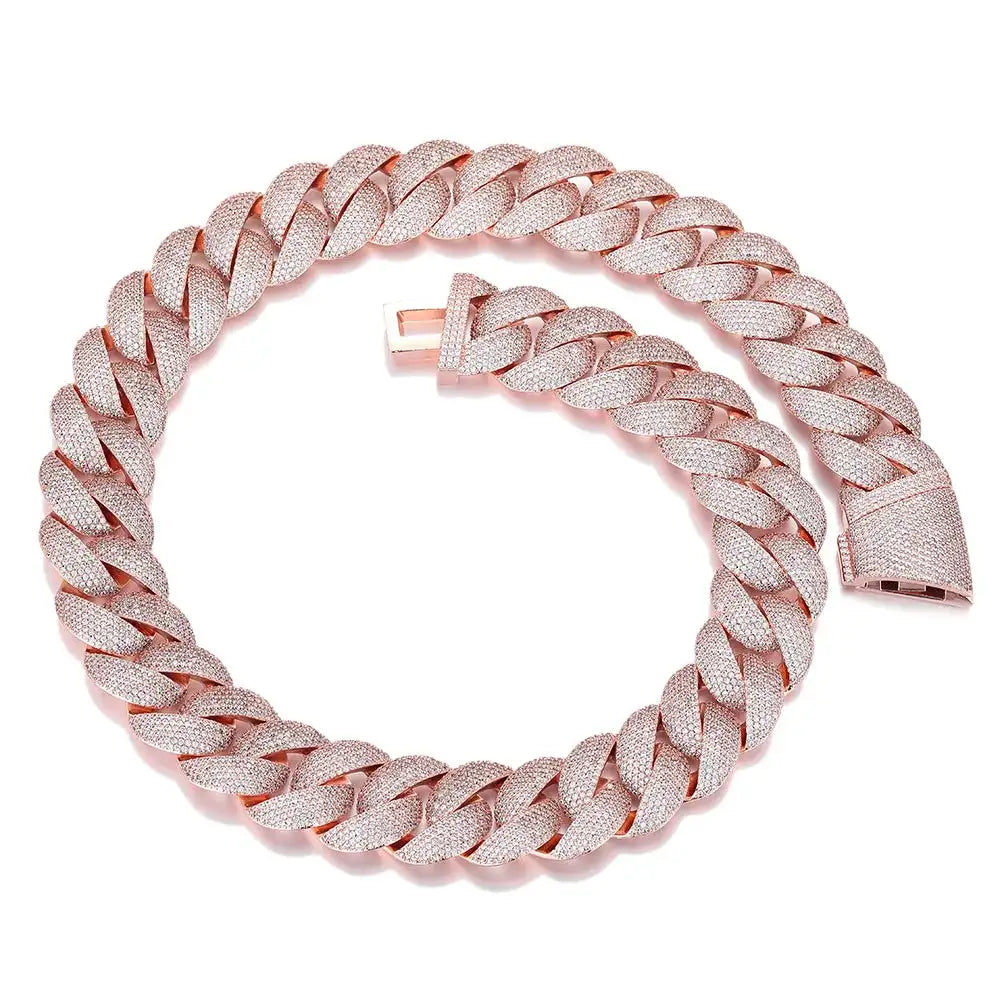 Gold Platinum Bubble Chain Necklace — product image 5