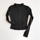 Outdoor Sports Long Sleeve Women Slim Yoga Top For Active