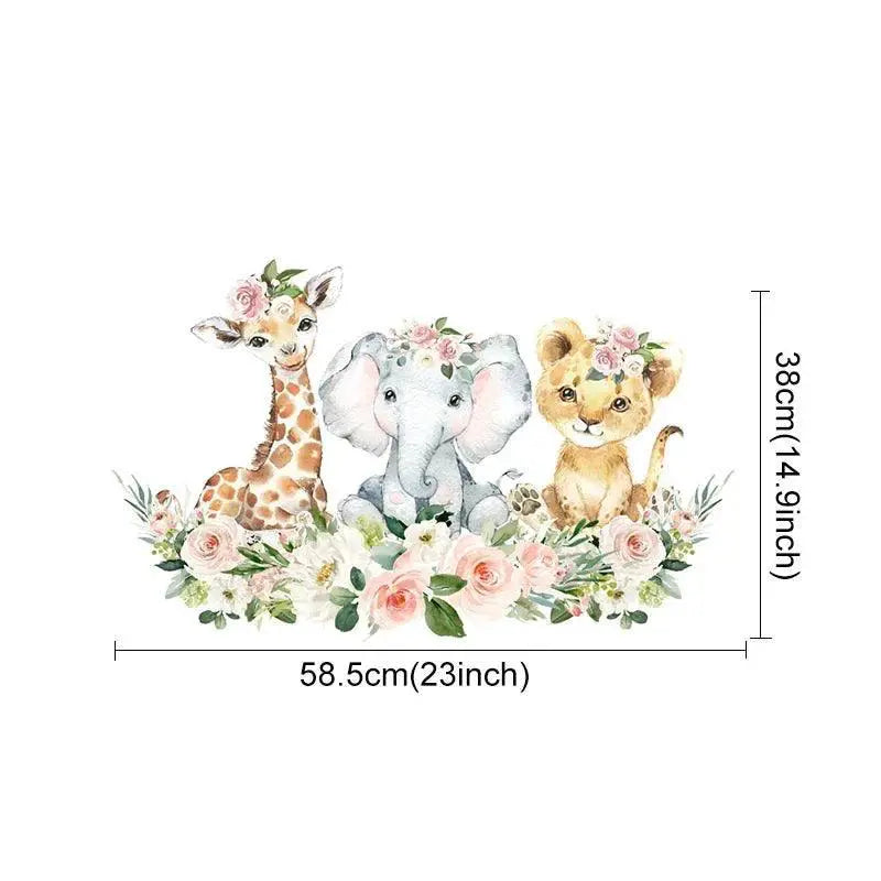 Fun Kids Room Watercolor Wall Decals — product view