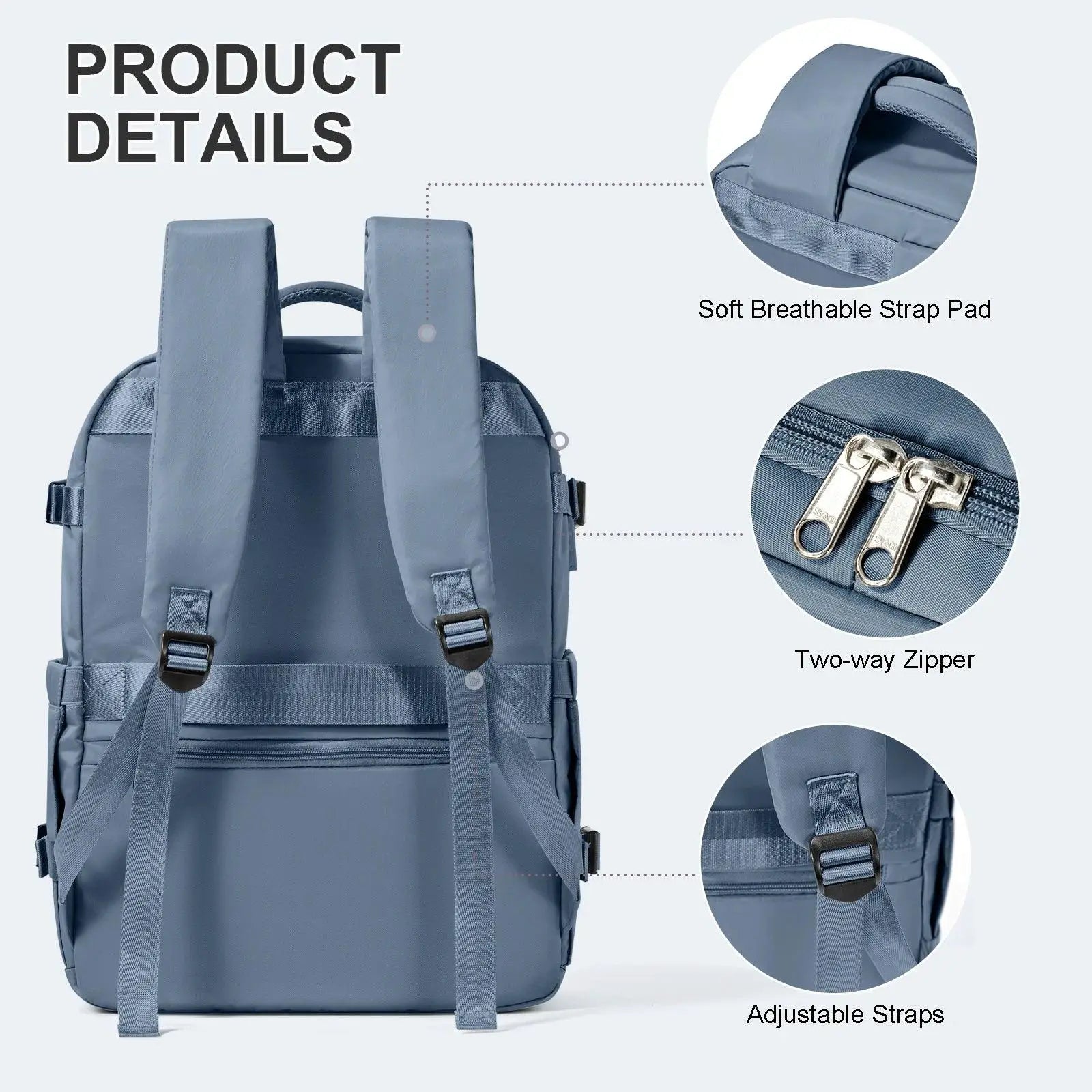 Laptop Bag Travel Backpack For Women Large Capacity Ryanair - OurLum.com