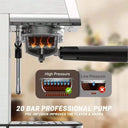 Espresso Machine,Coffee Maker With Auto-Shut Off, Pump Oz