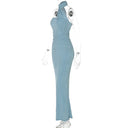 Elegant Evening Gown for Halter Neck