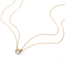 eManco 316L Stainless Steel Two-Color Pendant Necklaces