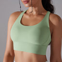 Women's High Stretch Yoga Bra Tank Top for Gym Use
