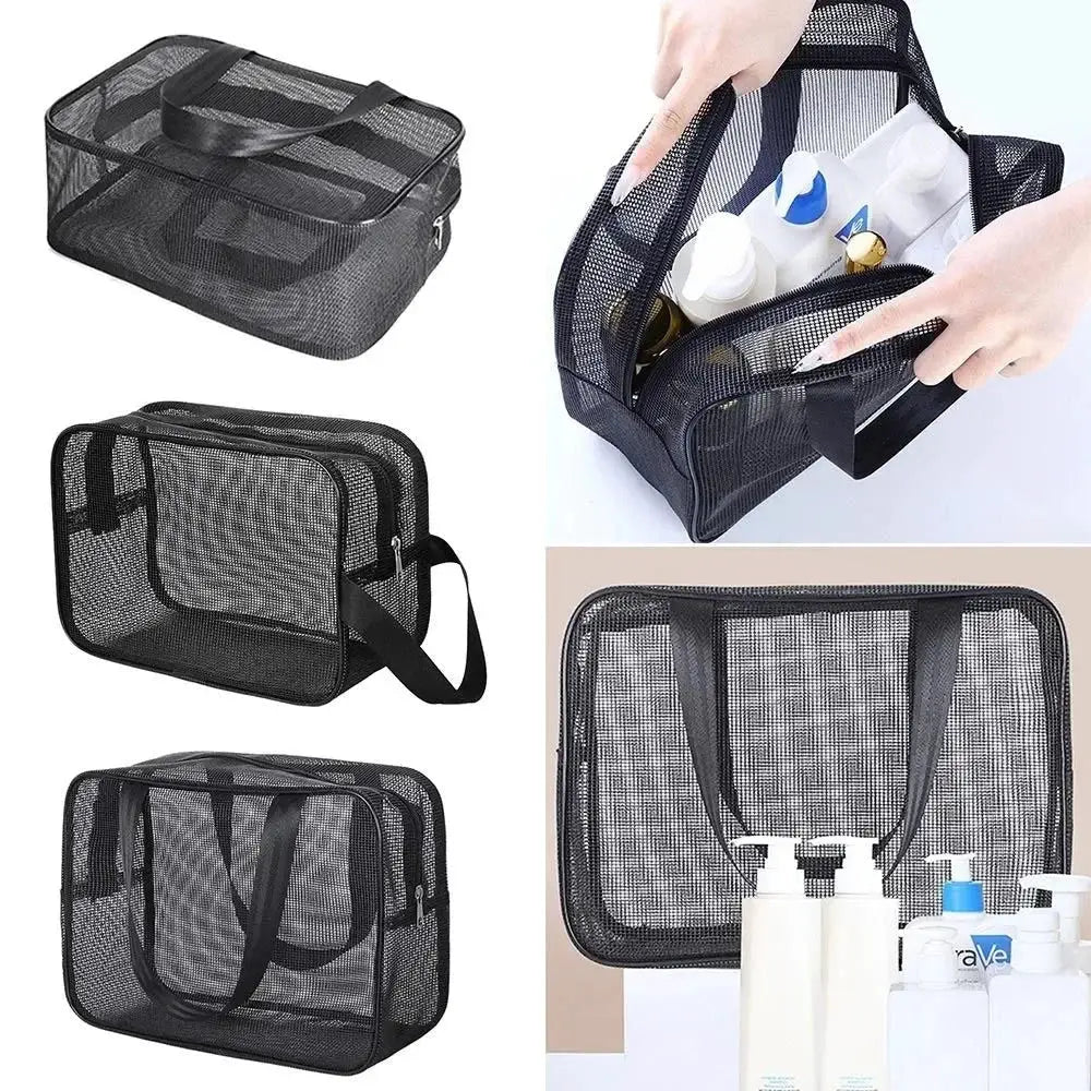Big Pockets Tote Bag For Beach Essentials And Shower Storage