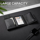 Slim Card Wallet for Men AirTag Tracking