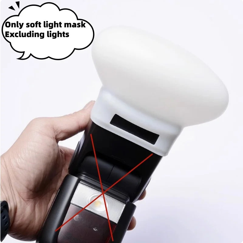 Silicone Soft Camera Flash Diffuser