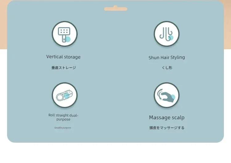 Japanese Vertical Fluffy Airbag Comb For Effortless Styling