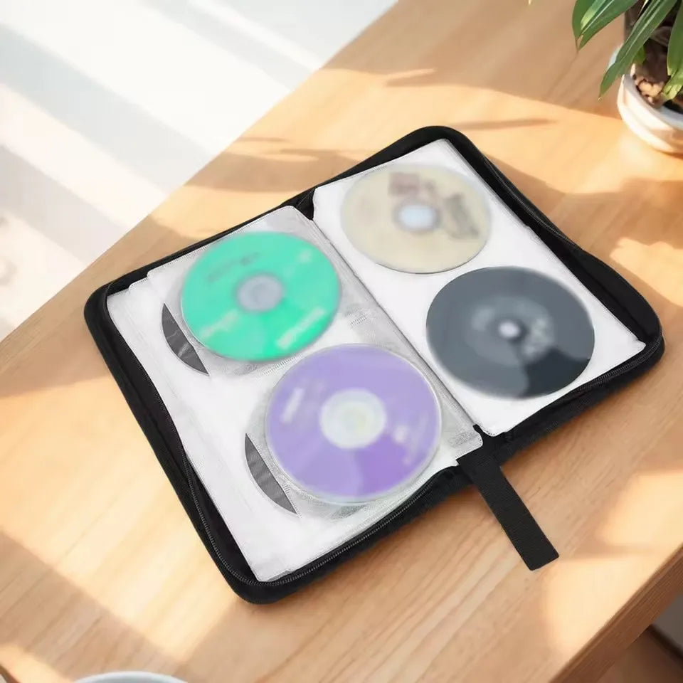 Portable Zipper DVD Storage Case