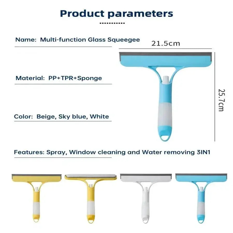 Glass Wiper Scraper and Squeegee Premium Cleaning Tool Set