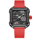 Gold Mens Skeleton Automatic Watch