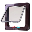 Cat Flap Door with 4-Way Lock Easy Install Quality Material
