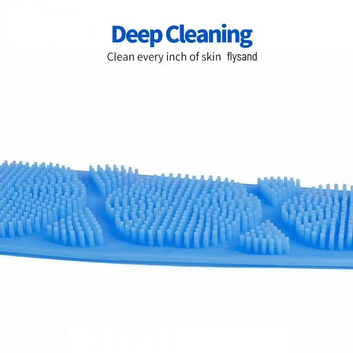 Silicone Bath Towel Massage Bath Brush Long Strip For Back