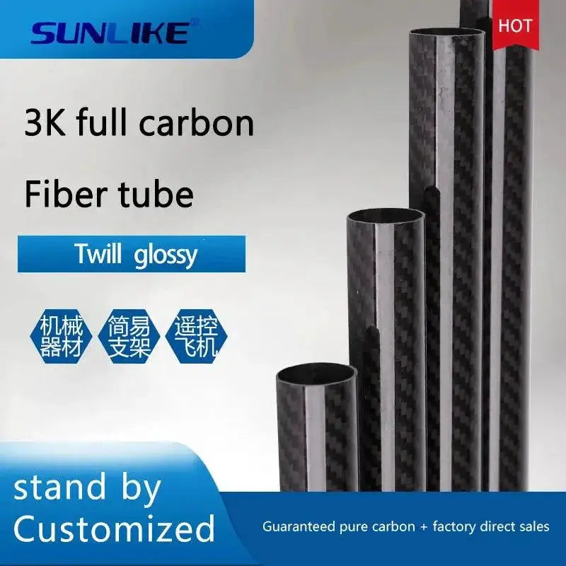 Carbon Fiber Drone Glossy Tubes Upgrade For Performance