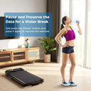 2.5HP Folding Under Desk Treadmill Walking Pad for Office Fitness