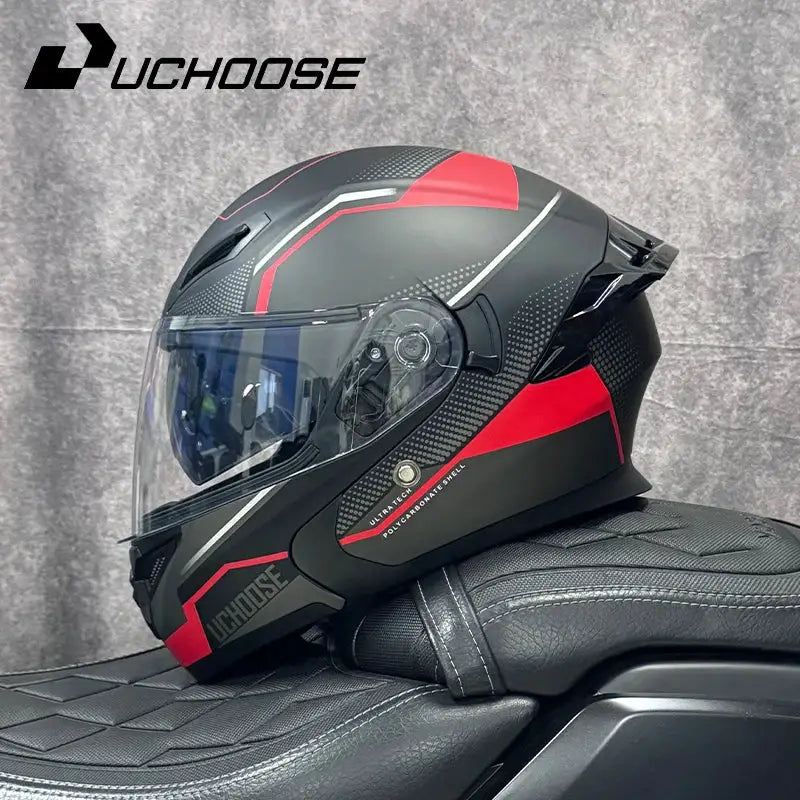 DOT Flip-Up Off-Road Motorcycle Helmet — product view 14